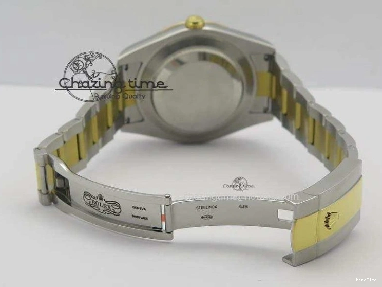 MiroTime 0415 Functional DateJust II 116333 SS YG 41mm EW Best Edition Gray Dial Roman Markers On SS Bracelet A 3823